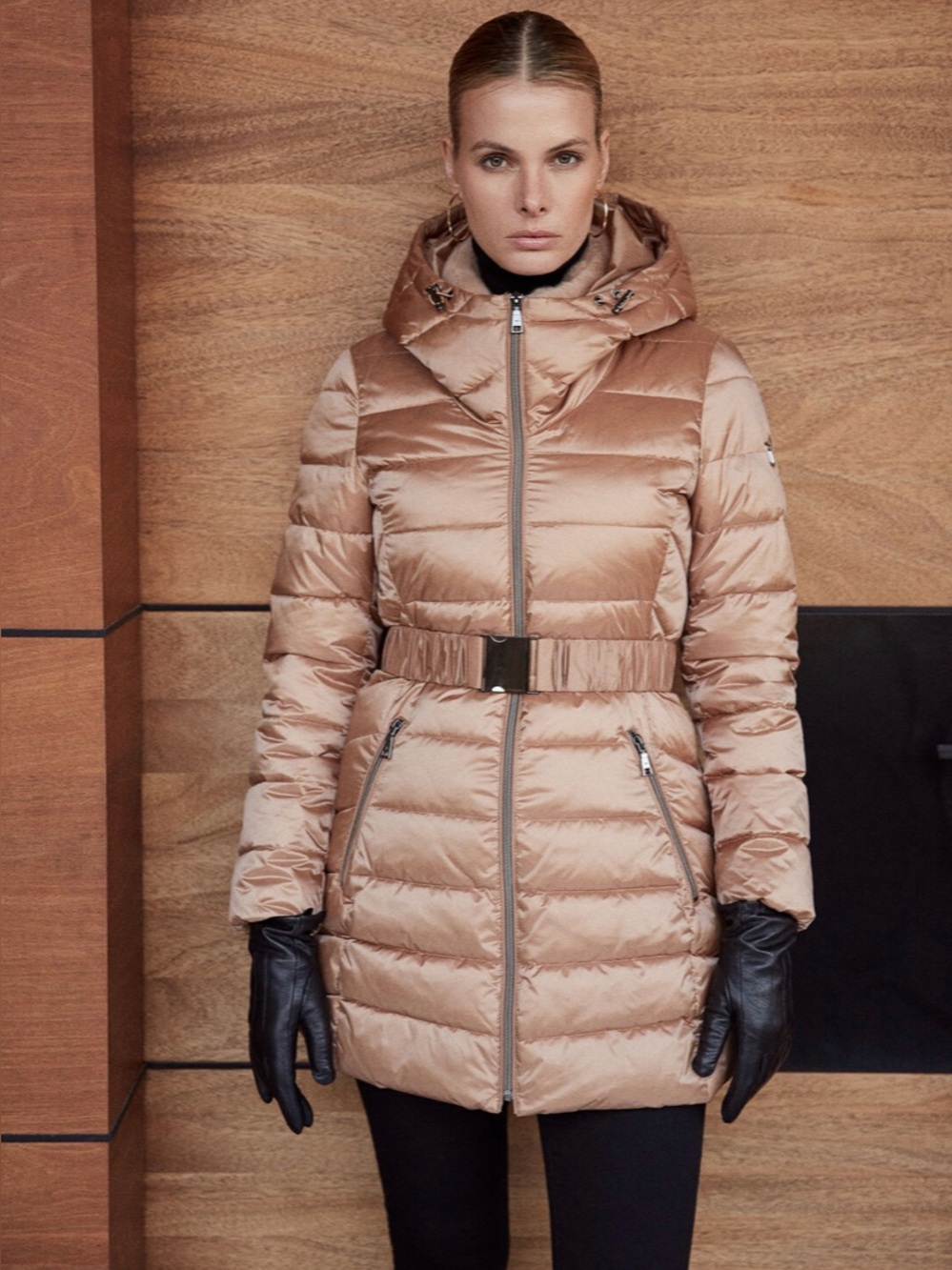 TAHARI Tan Winter Parka - Size S